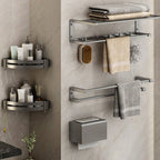 Modern Bathroom Accessory Set Gray Bathroom Accessories Hardware Set