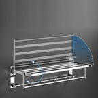 Modern Bathroom Hardware Set Silver Bathroom Accessories Hardware Set