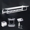 Contemporary Bathroom Accessory Hardware Set made of Metal with Soap Dish