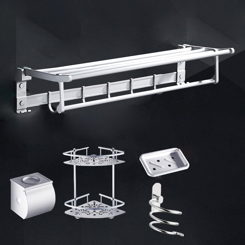 Contemporary Bathroom Accessory Hardware Set made of Metal with Soap Dish
