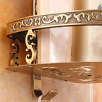 Traditional Metal Bathroom Accessories Hardware Set with Soap Dish