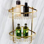 Traditional Style Brass Bathroom Accessories as Single Piece or in Set made of Metal