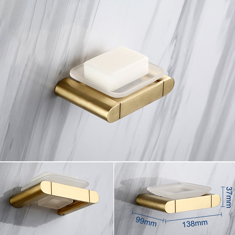Traditional Style Brass Bathroom Accessories as Single Piece or in Set made of Metal