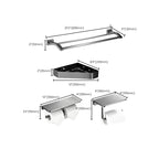 Matte Gray Bathroom Set Metal Bathroom Accessories Hardware Set