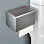 Contemporary Metal 5-piece Bathroom Accessories Set with Bath Shelf