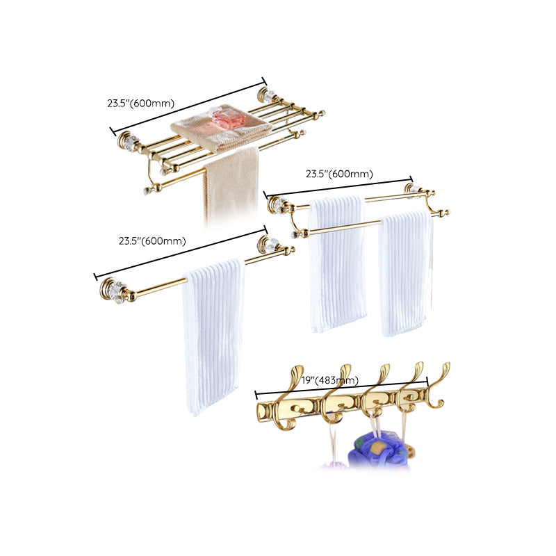Traditional Brass Bathroom Accessories Single Item or Set
