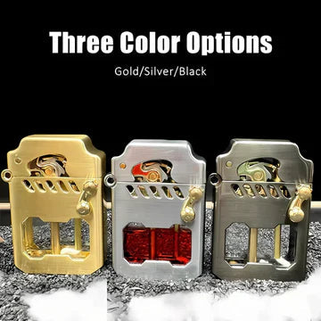 Modern Cyber Mecha Flame Lighter