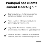 DoorFix Door Alignment Tool | Reinforced Aluminum | Precise Closet & Cabinet Installation