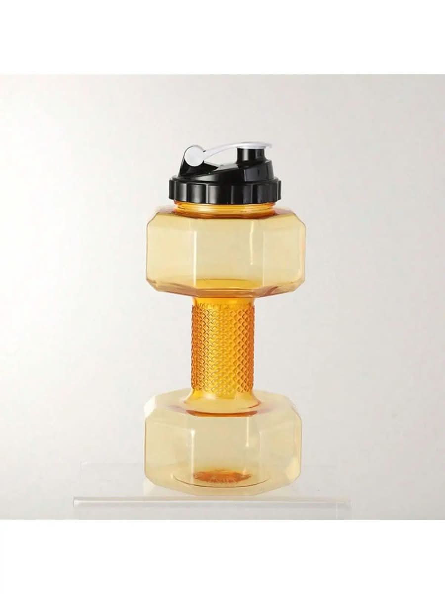Dumbbell water bottle 550ml for fitness & everyday life | 2-in-1 design
