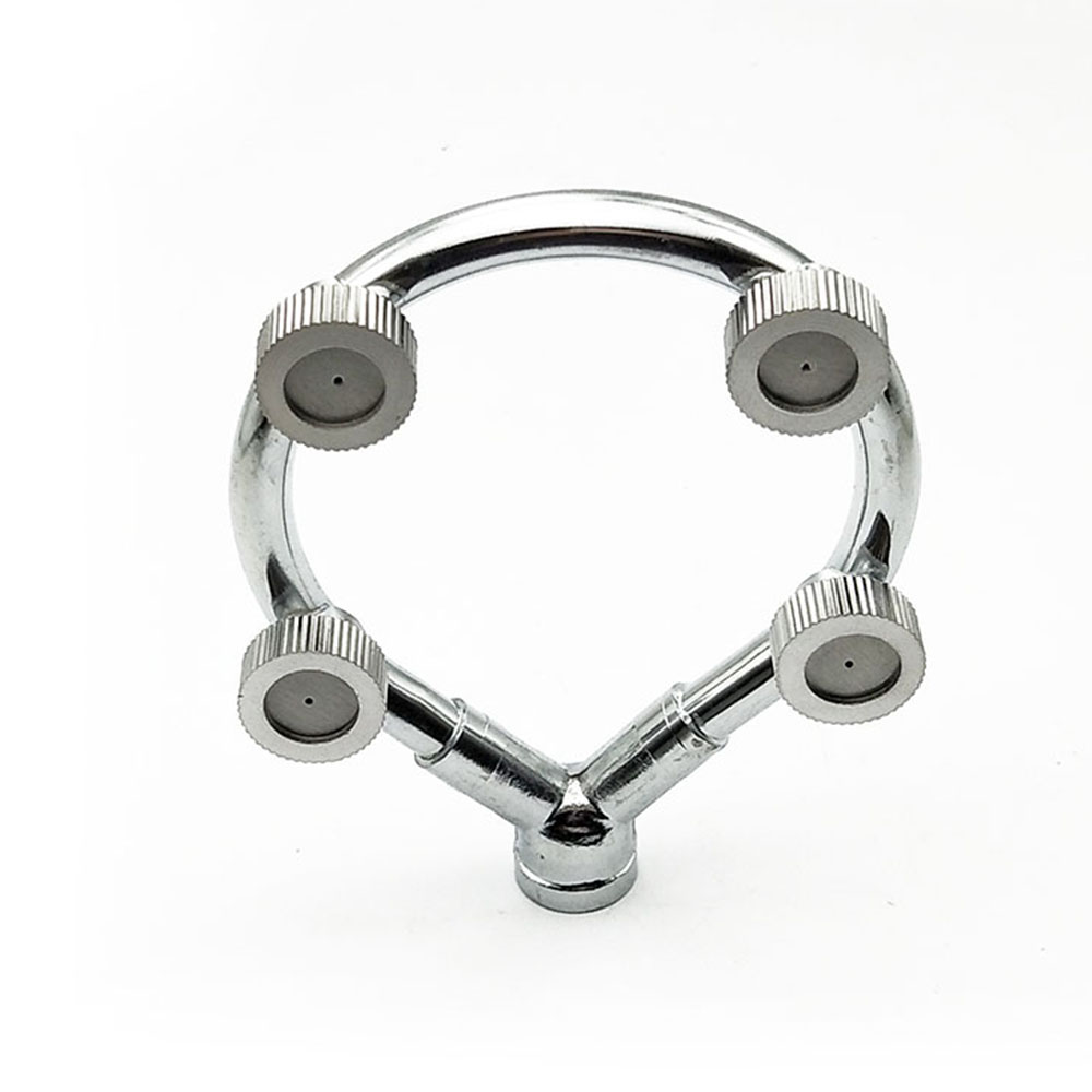 High pressure stainless steel ring multi nozzle – Efficient spray attachment for garden irrigation