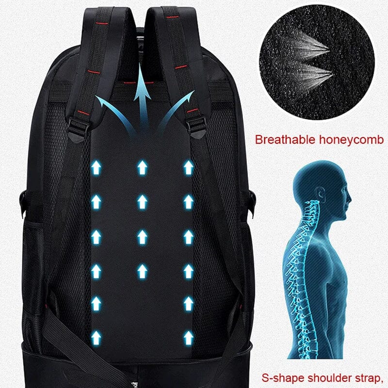 Backpack for mountaineering