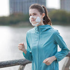 Transparent and reusable face shield