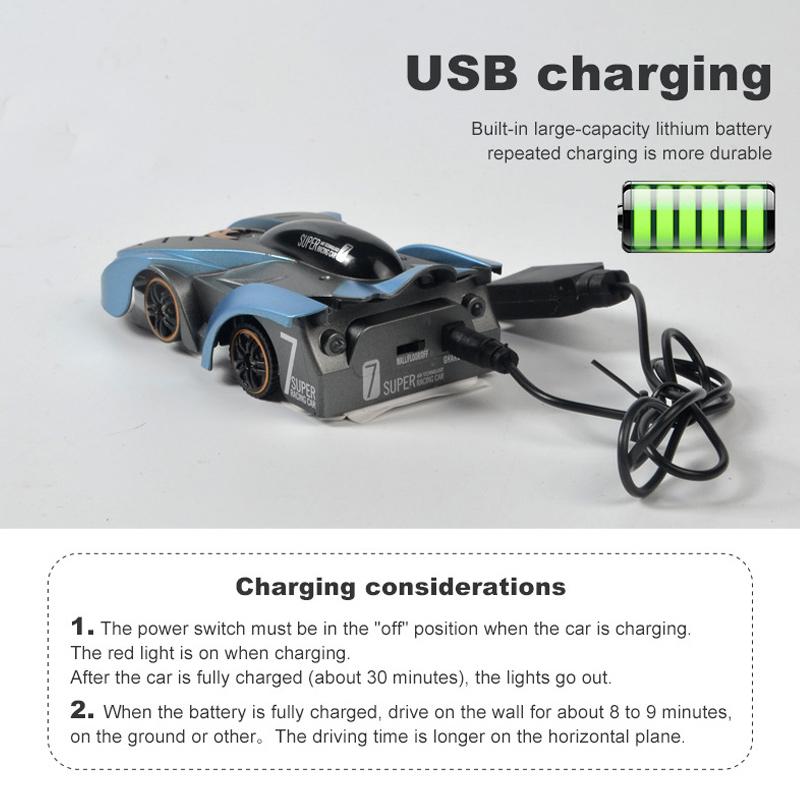 Wall Climbing RC Stunt Car