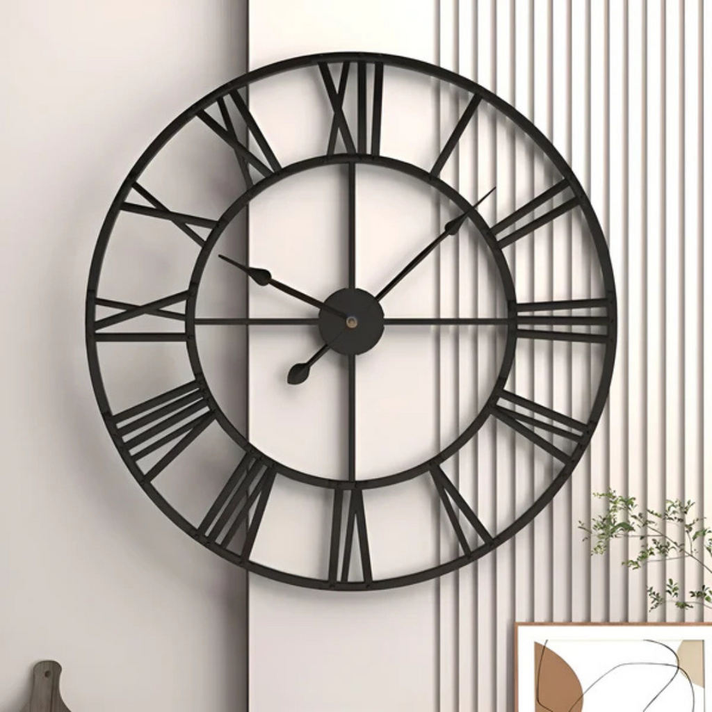 Exclusive Large Wall Clock with a Modern Look Framer