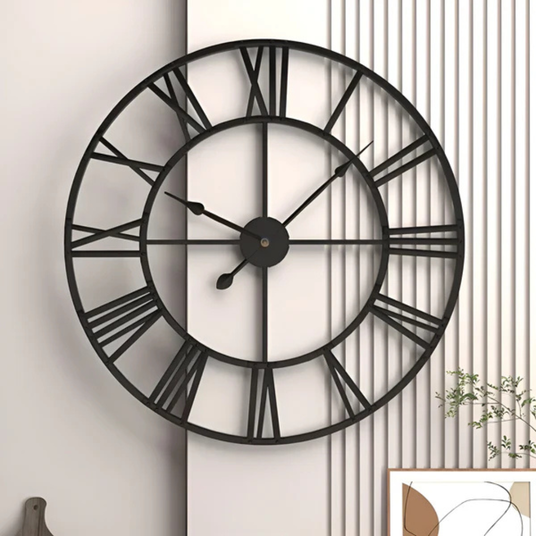Exclusive Large Wall Clock with a Modern Look Framer
