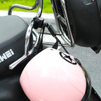Multifuntional motorcycle helmet security lock