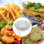 Chef Frying Basket Foldable Made of Stainless Steel