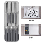 Kitchen storage tray for knives
