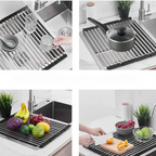 Compact Dish Dryer Foldable Over Sink