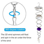 Sacred Journey Spiral Crystals Handcrafted