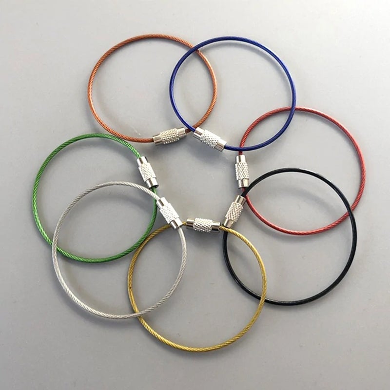 Creative Colors Steel Wire Lock, 20 pieces
