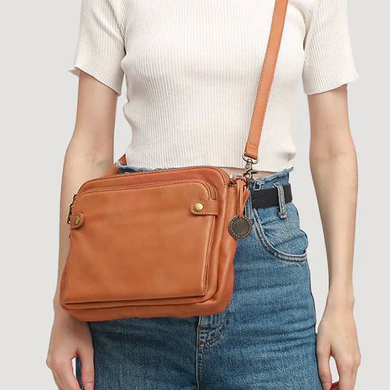 Three-Layer-Crossbody-Shoulder- & Clutch-Bag