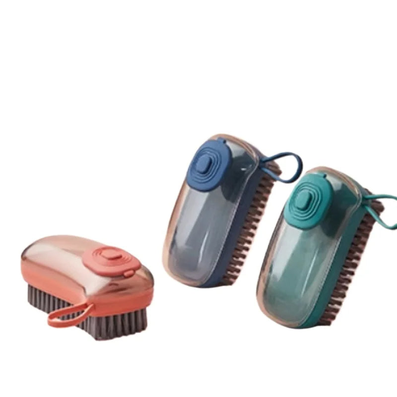 Automatic Liquid Cleaning Brush with Soap Dispenser