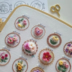 Small Flower Frame Embroidery Set