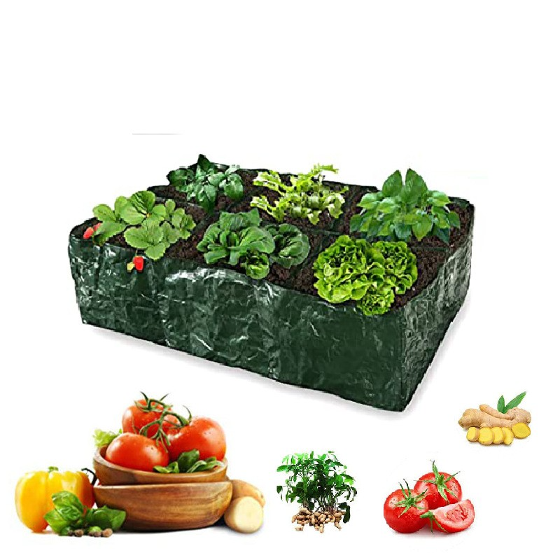 Planting bag with multiple compartments – Robust garden storage for plants and herbs