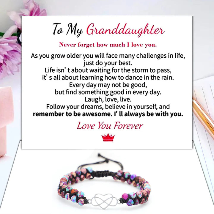 For Granddaughter - Because You Are Always In My Pearl Bracelets