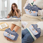 Refillable Plush Hot Water Bottle Belt