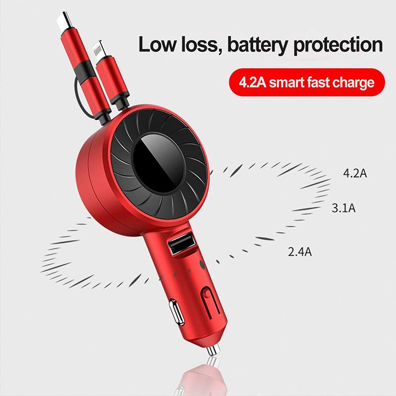 3-IN-1 Telescopic Mobile Charger