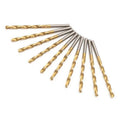 Steel titanium-coated twist drill (99 pieces)