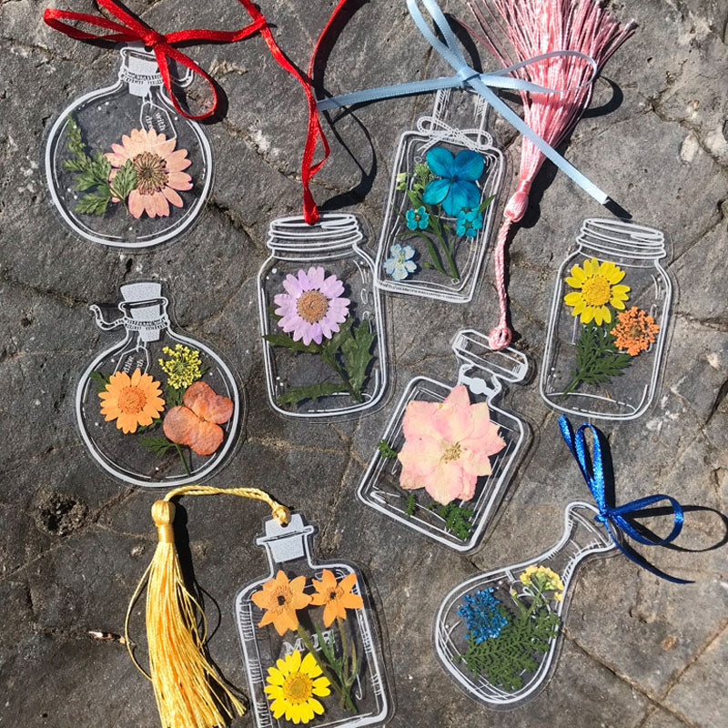 Dried Flower Bookmark Set