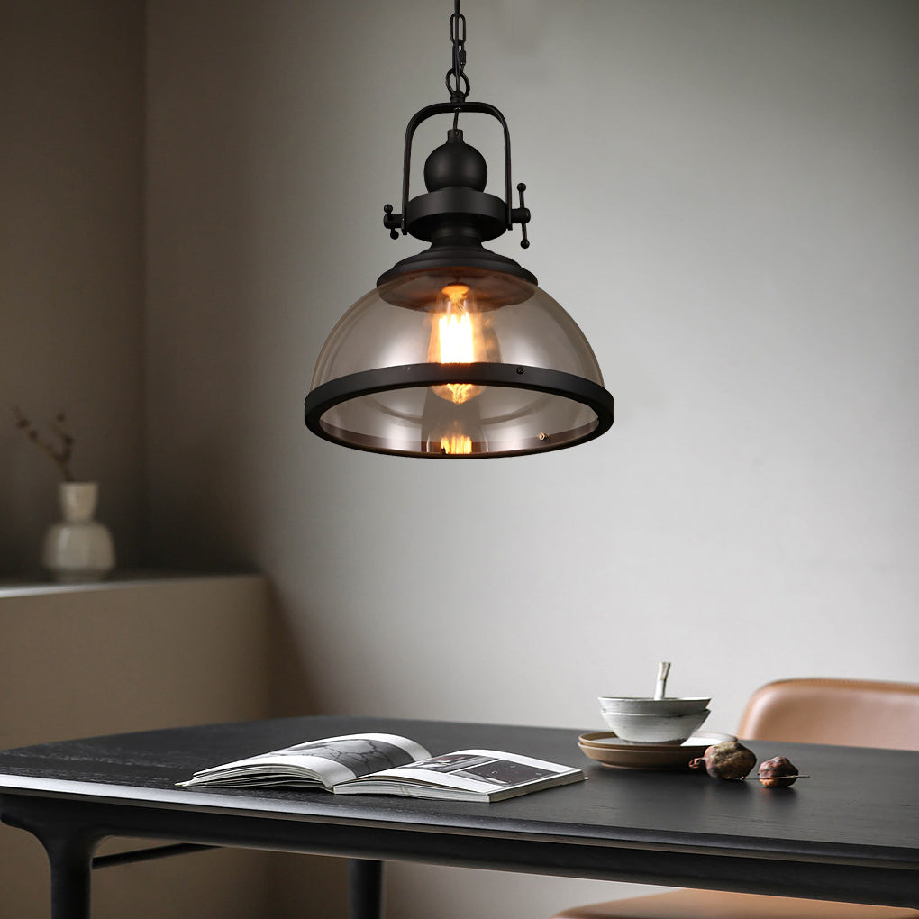 Antique Glass Iron Retro Industrial Chandelier Pendant Ceiling Lights