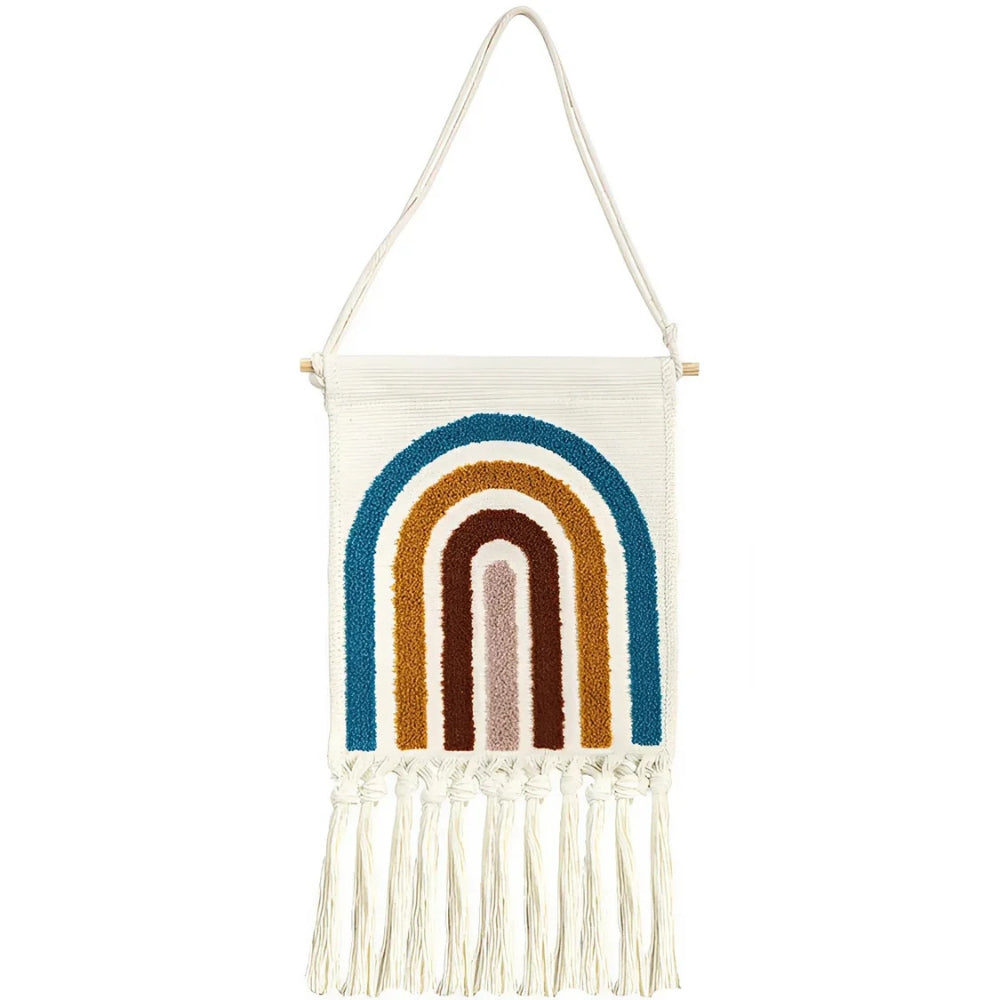 Colorful Fringe Tapestry Decor