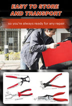 Oil pipe pliers (set of 4)