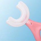 U-shaped toothbrush for children