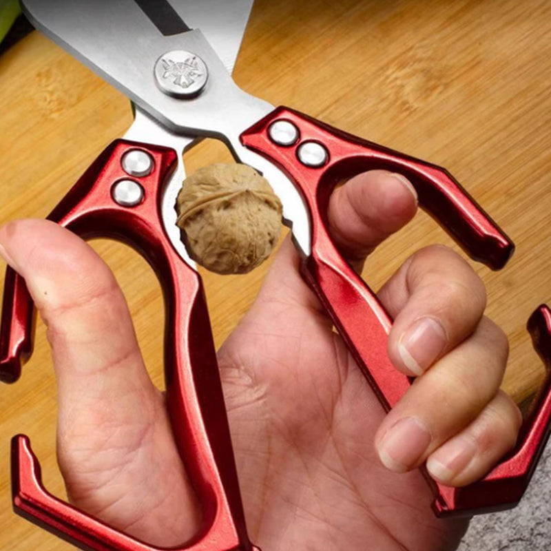 Multi-functional heavy-duty kitchen scissors