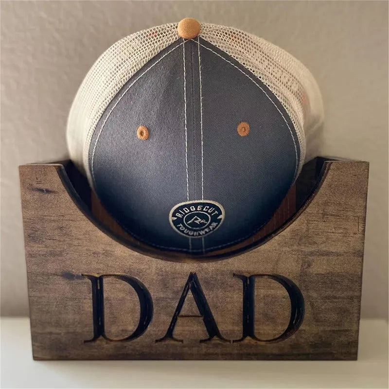 Father Wood Hat Holder