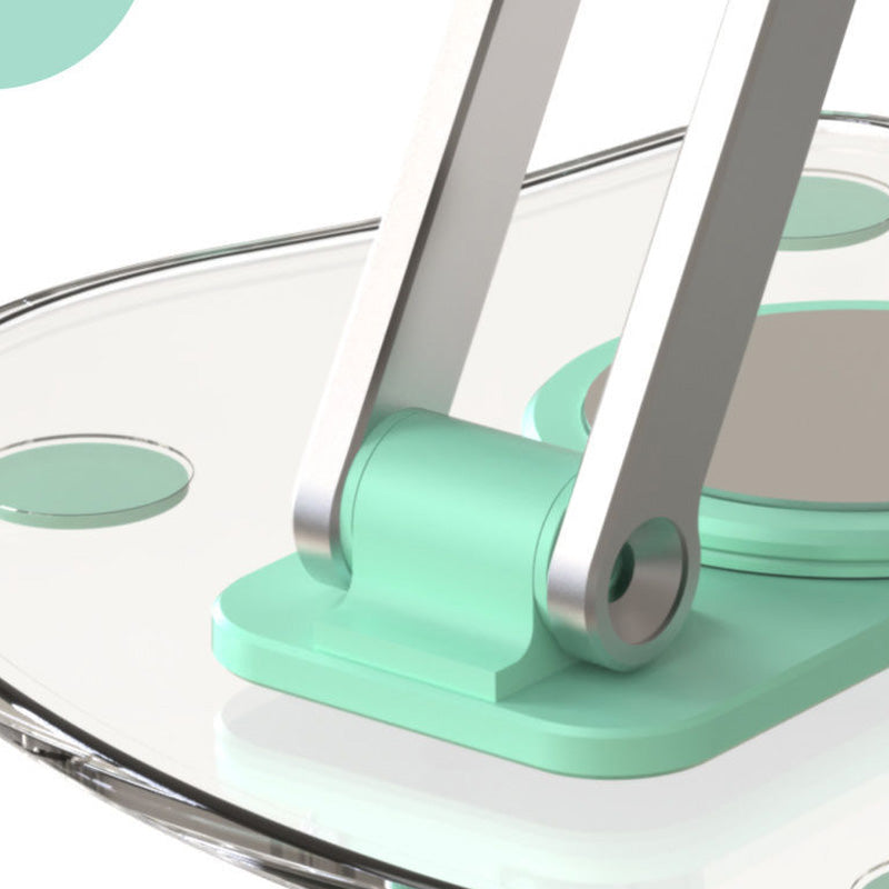 Folding transparent acrylic tablet stand