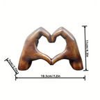WoodLove - Heart-Shaped Handicraft Made of Oak Wood