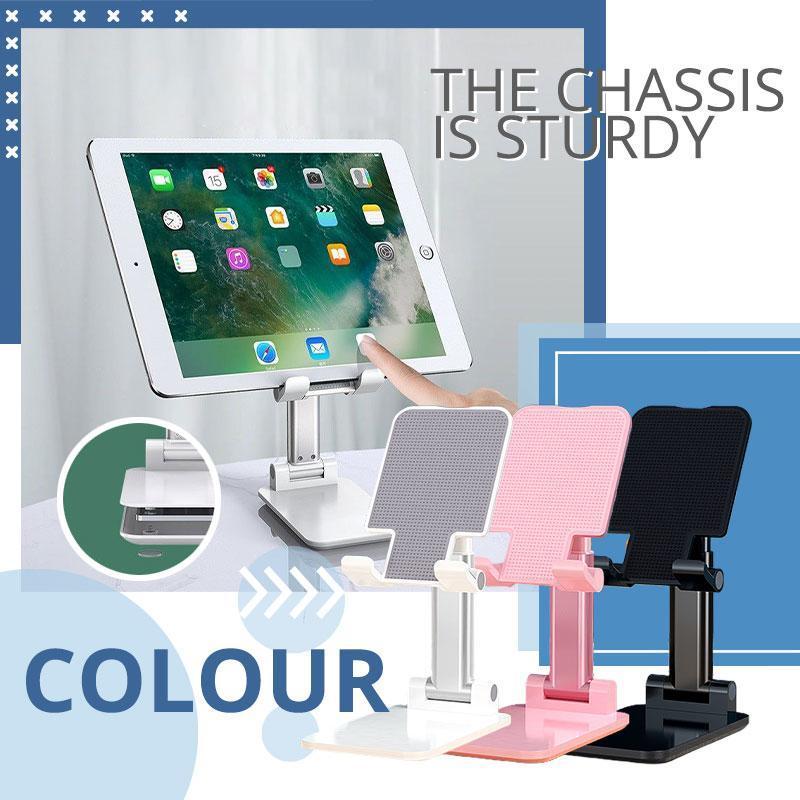 Folding Phone and Tablet Stand with Adjustable Height and Angle