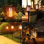 Magical Solar Garden Torch with Flame Effect