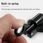 Aluminum alloy automatic window spring locking system