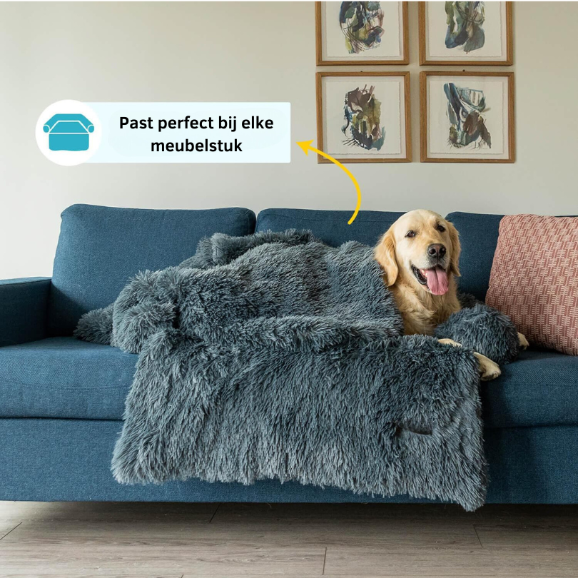 Luxury Calming Dog Blanket – Soft, Pet-Friendly Fabric for Enhanced Sleep and Comfort, Machine Washable, Multiple Sizes Available