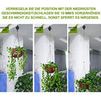 Retractable Hook, Plant Pulley for Garden Pots and Bird Feeders