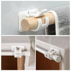 Nail-free adjustable rod holder