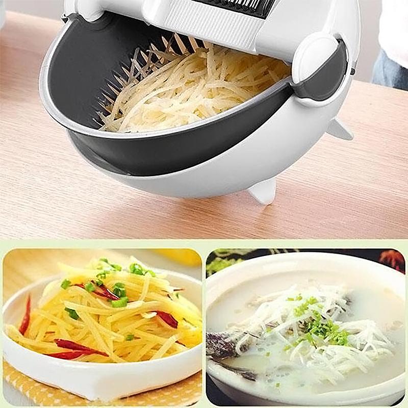 Practical Rotating Vegetable Cutter