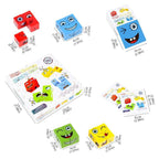 BlockiMix Wooden Puzzle Game – Colorful Educational Blocks for Toddlers and Preschoolers